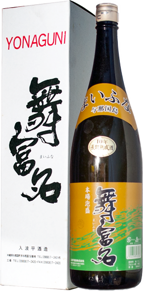 Vintage入波平 舞富名 １０年古酒 ４３度 １升瓶（１８００ml）